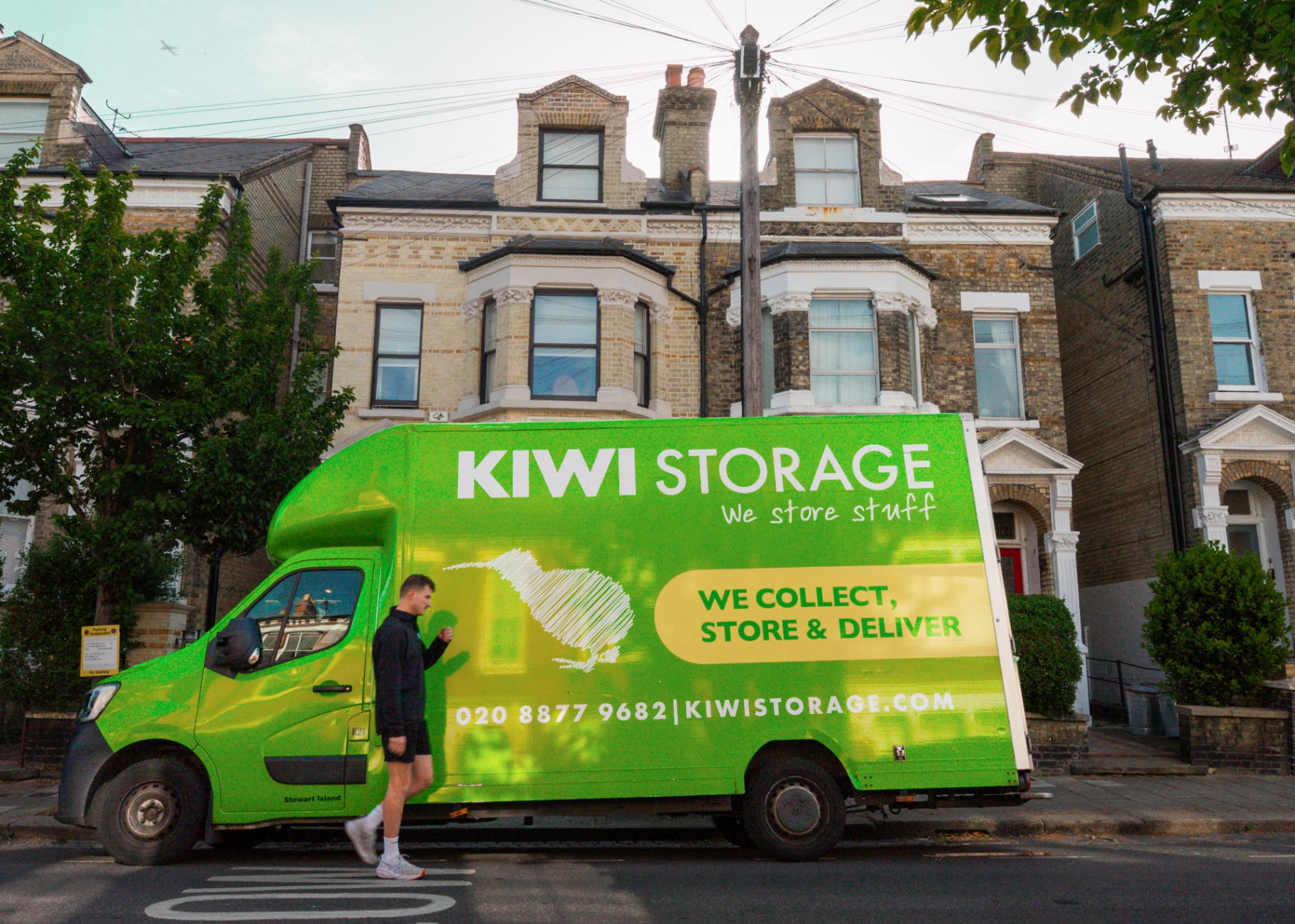 Kiwi Storage green van